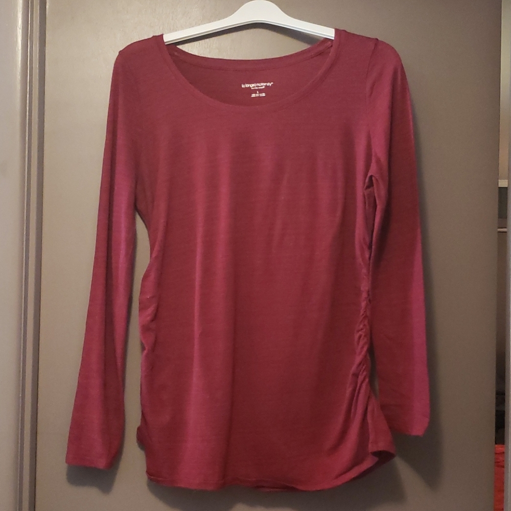 ☀️2/$20☀️ EUC long sleeve maternity top